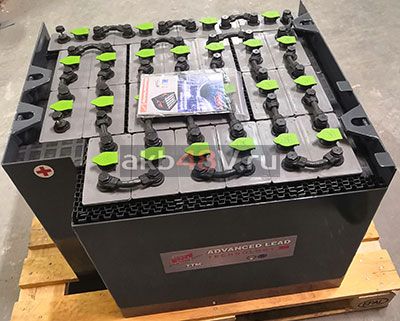 Батарея аккумуляторная тяговая 48v 6 pzs 750ah